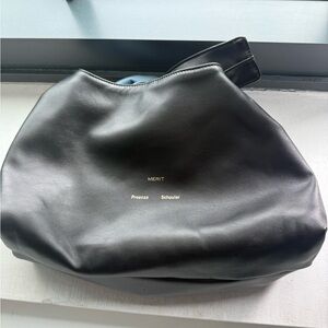 Proenza Schouler x Merit Black/Blue Leather reversible bag